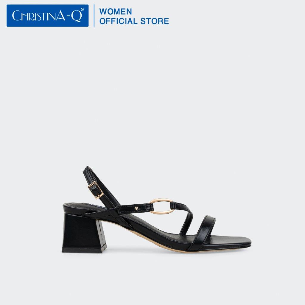 Giày Sandals Nữ Gót Trụ ChristinA-Q XDN298