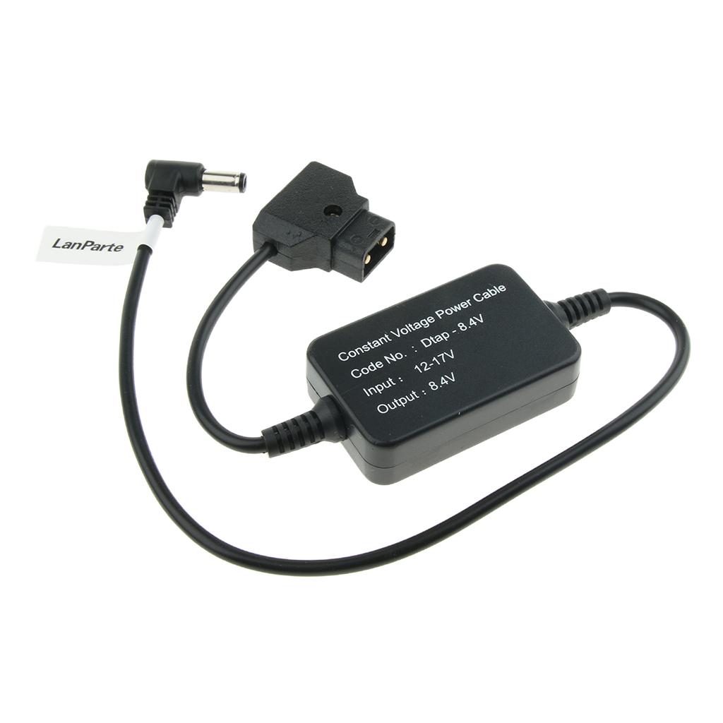 D Tap to DC Barrel Cable Adapter Plug for Anton Bauer