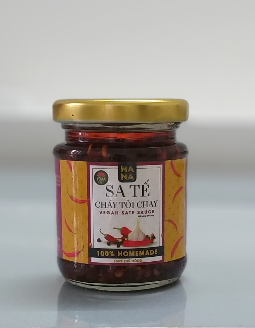 Sa tế cháy tỏi chay Nana Foods