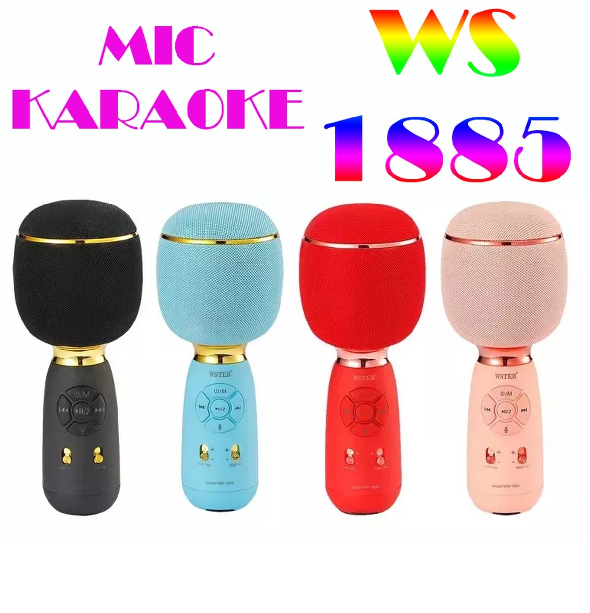 Micro Karaoke Bluetooth Ws-1885 Âm Thanh Cực Hay