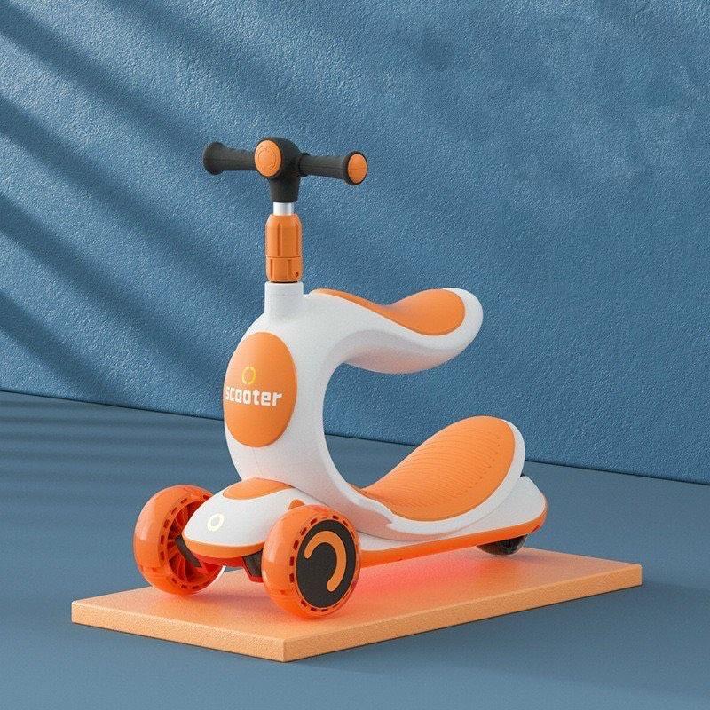 Xe trượt Scooter 3 bánh phát sáng có nhạc cho bé 808 MẸ BÉ PINUS