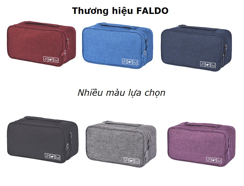 Túi Đựng Đồ Lót, Áo Ngực, Quần Lót, Khăn, Phụ Kiện Du Lịch Chống Nước FALDO