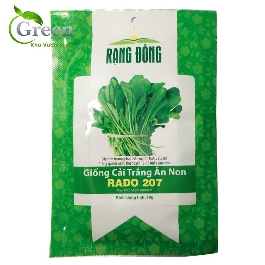 Hạt Giống Rau Cải Trắng Ăn Non 30 Gam