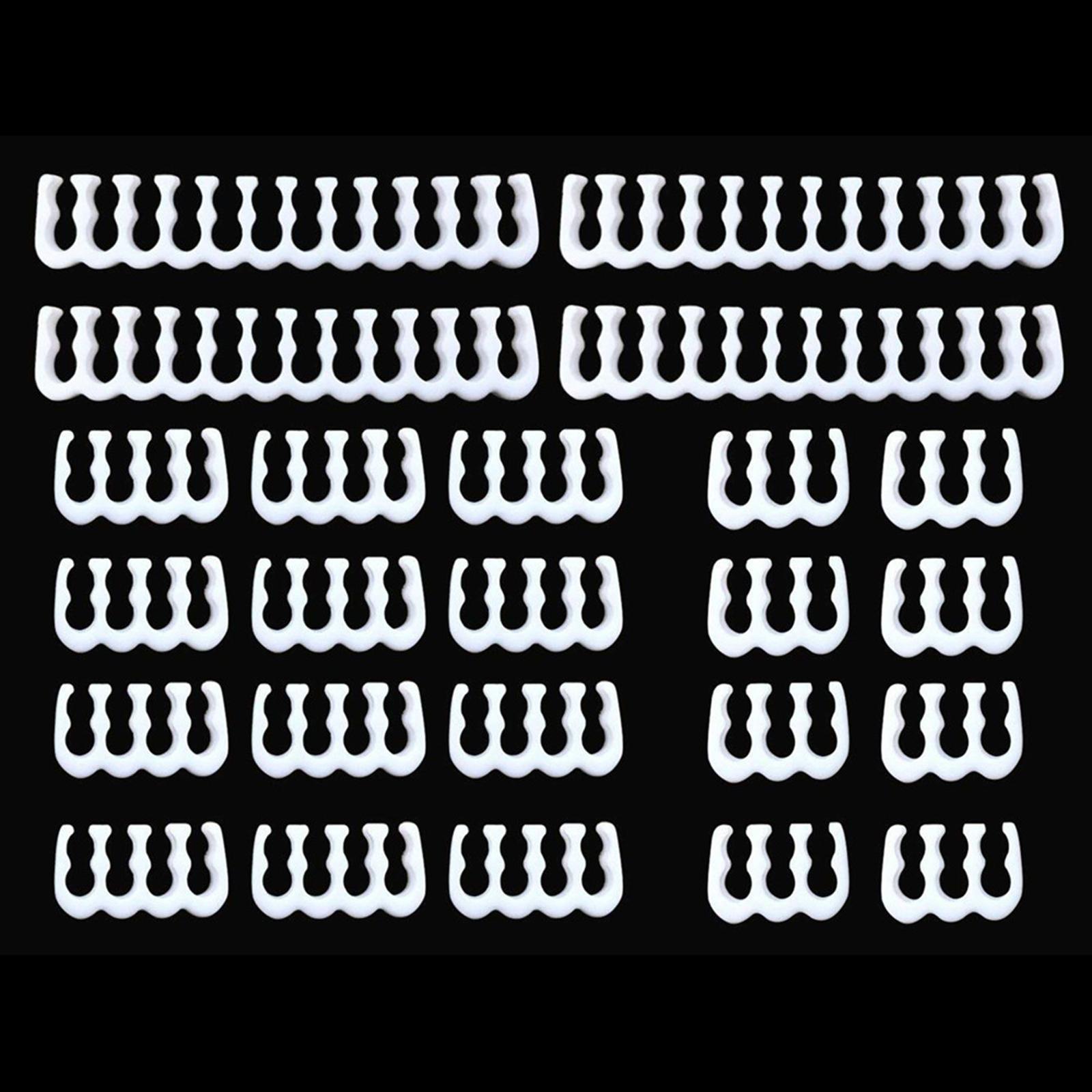 24Pcs/Set 6/8/24 Pin Cable Comb Clamp Clip Organizer Dresser for 3-3.6mm Wiring Premium