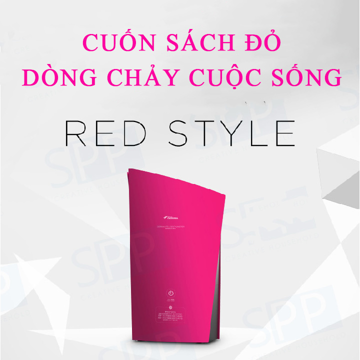 Máy Phun Tinh Dầu, Tạo Ẩm Siêu Âm, Khuếch Tán Tinh Dầu Cuốn Sách Đỏ - Phong Cách Cuộc Sống - Hàng Chính Hãng