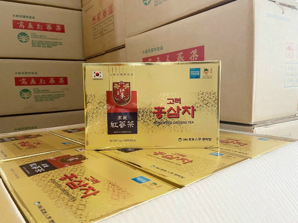Trà Hồng Sâm Korea Red Ginseng Tea (3g x 100 gói)