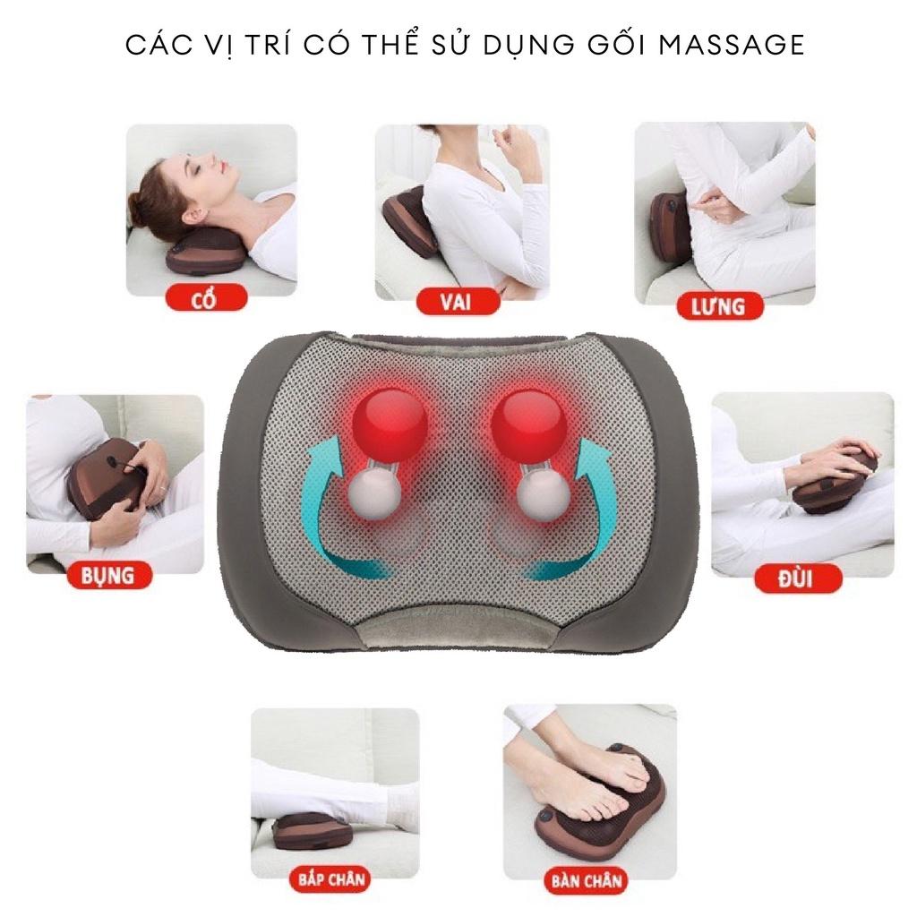 Gối massage kèm nhiệt công nghệ Shiatsu 3D HoMedics SP-100H-GB