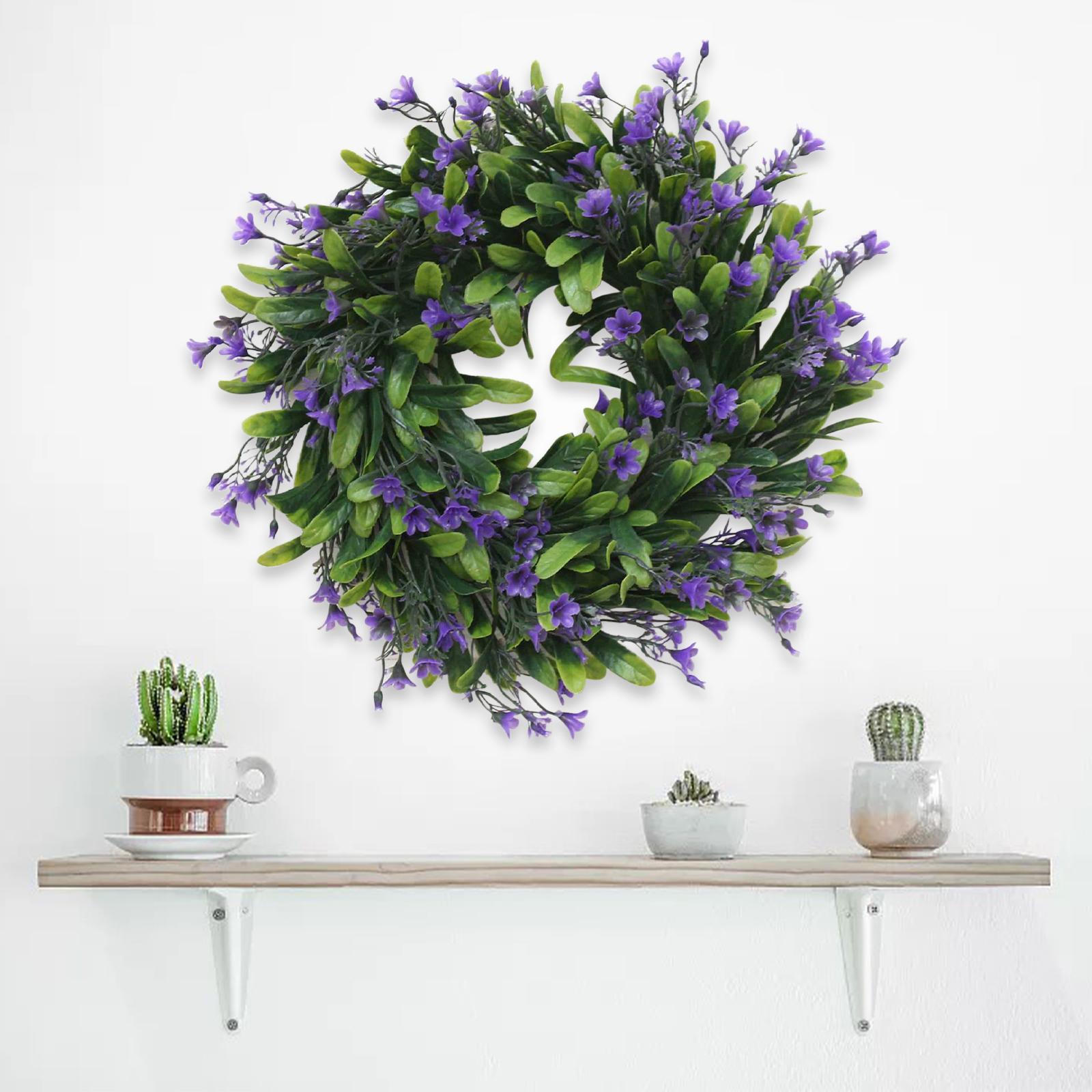 Artificial Garland Green Plant Door Wreath for Home Decor