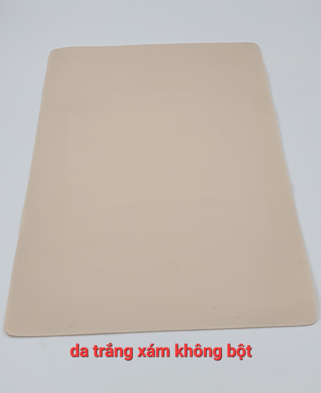 Da giả phun xăm silicon trắng, không bột, bột phun xăm, hồng dầy, môi 3D, 5D, ít bột, hồng,
