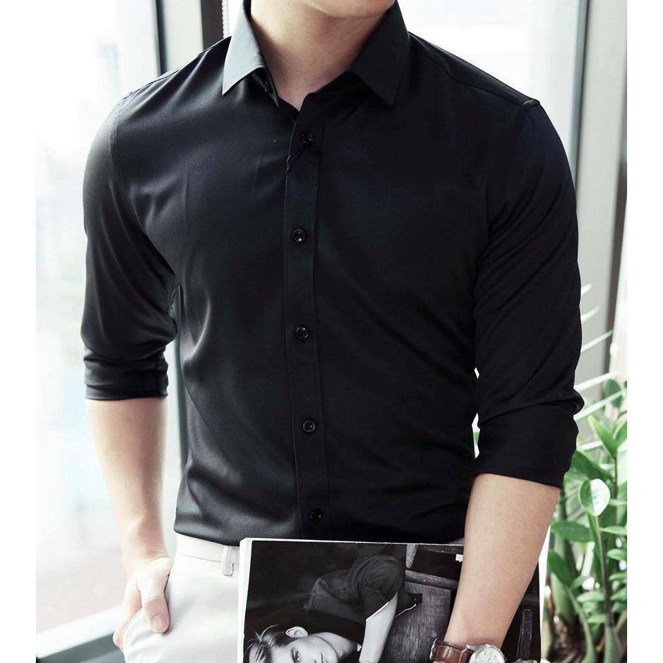 Áo sơ mi nam cao cấp dài tay 5 màu