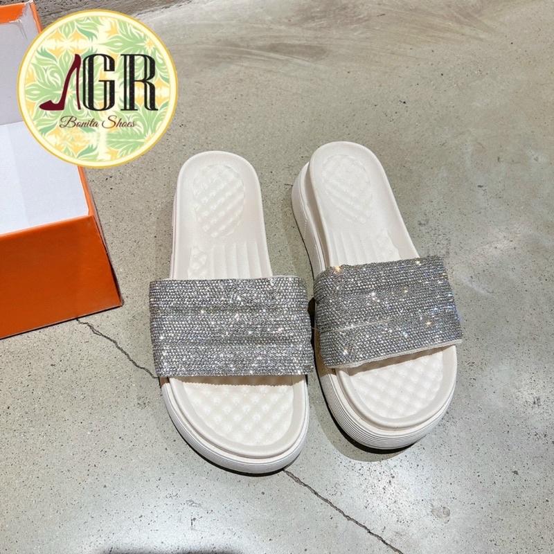 Dép 3 quai đá siêu êm hàng q c cao cấp đế 5 cm