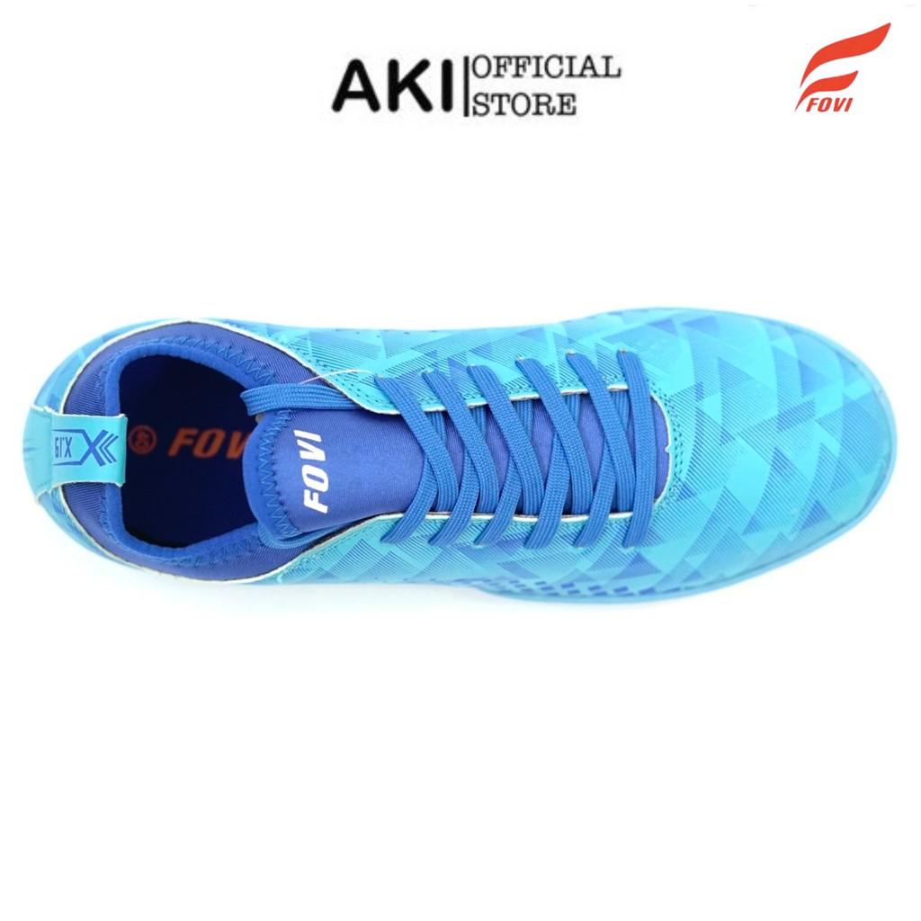 Giày đá bóng nam cỏ nhân tạo Fovi Debut Xanh Ngọc thể thao chính hãng phong cách - FV002