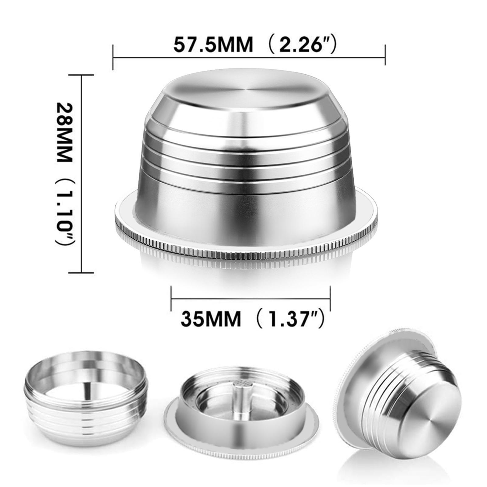 Refillable Coffee Capsule Filter, Espresso Machines Parts Stainless Steel for ENV150