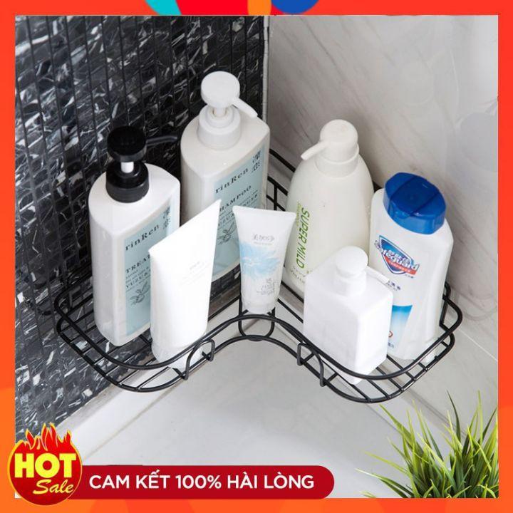 Kệ góc dán tường nhà tắm ️️ nhà bếp siêu tiện dụng
