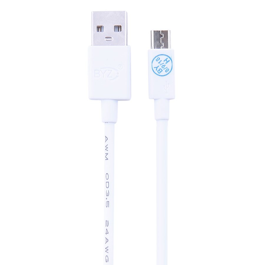 Bộ Adapter Và Cáp Sạc Micro USB BYZ A8S - Hàng Chính Hãng