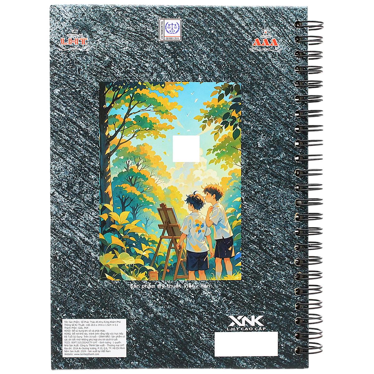 Sổ Phác Thảo A5 - Khu Rừng Khám Phá - Liên Hiệp Thành BSPTA5.KRKP