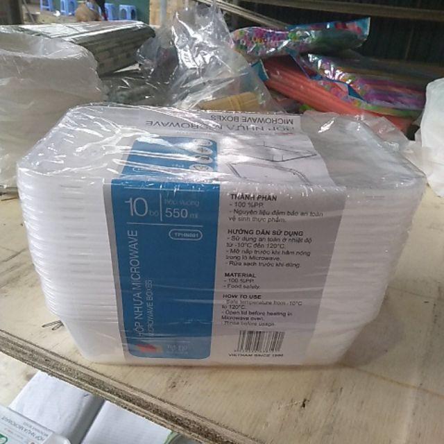 Combo 10 Hộp nhựa microwave Thuận lợi