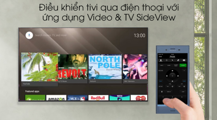 Android Tivi Sony 4K 55 inch KD-55X9500G - Video & TV SideView Android Tivi Sony 4K 55 inch KD-55X9500G - Video & TV SideView