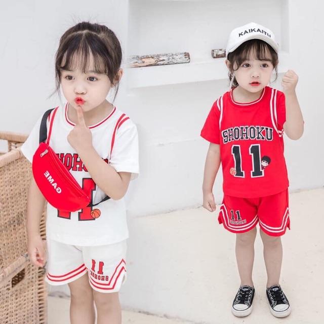 Bộ thể thao cho bé trai bé gái