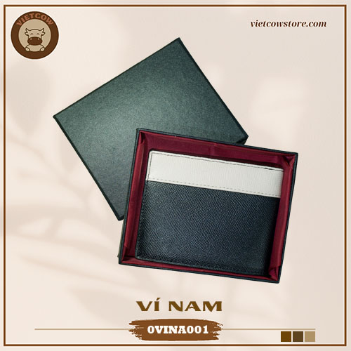 Ví Nam, Bóp Nam Da Bò Saffiano VietCow_0VINA001