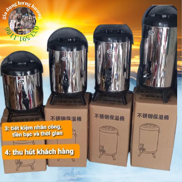 Bình ủ trà giữ nhiệt dụng cụ pha chế