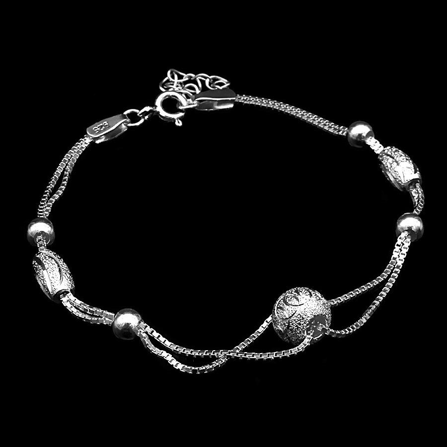 Lắc Tay Nữ Bạc Hiểu Minh LTU019 bạc ta