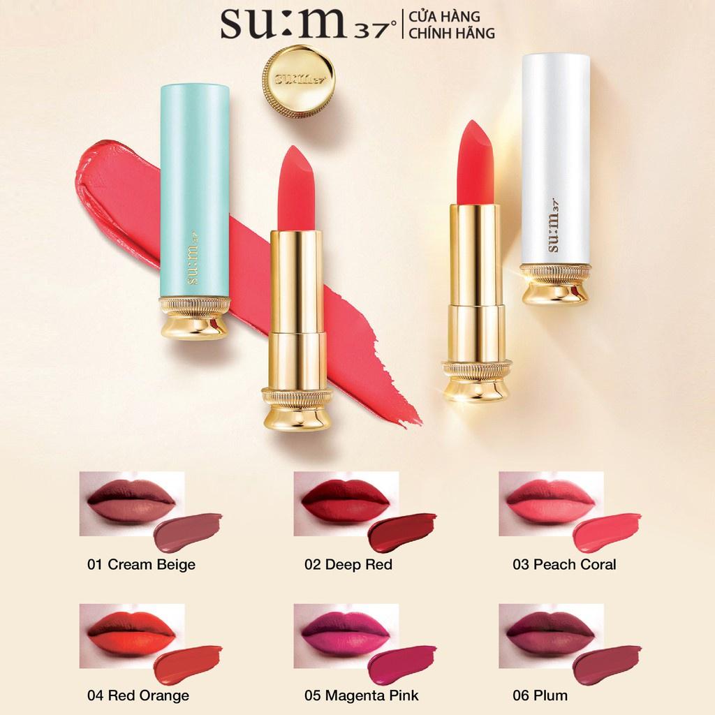 Son nhung lì dưỡng ẩm hoàng kim Su:m37 Losec Summa Velvet Lipstick 3.6g