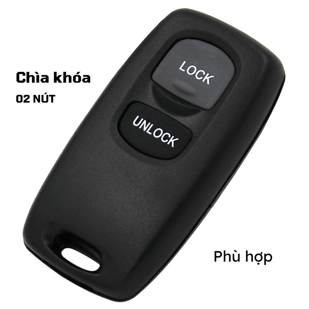 Bao da dành cho móc khoá bọc ốp chìa khóa xe ô tô Ford Everest 2005 - 2014, da bò, nhiều màu, khâu thủ công FordLock