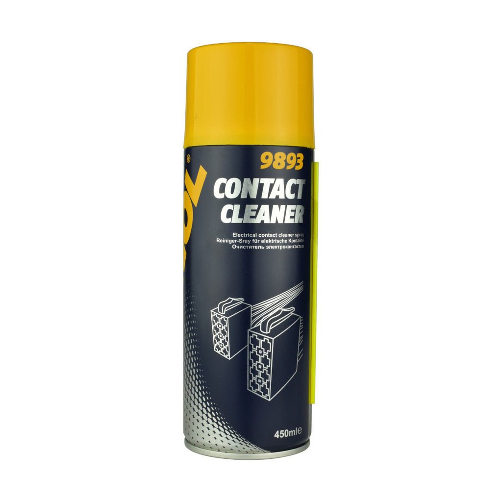 Chai Vệ Sinh, Chống Rỉ, Bảo Vệ Contact Điện, Mạch Điện Tử MANNOL 9893 Electrical Contact Cleaner Spray 450ML