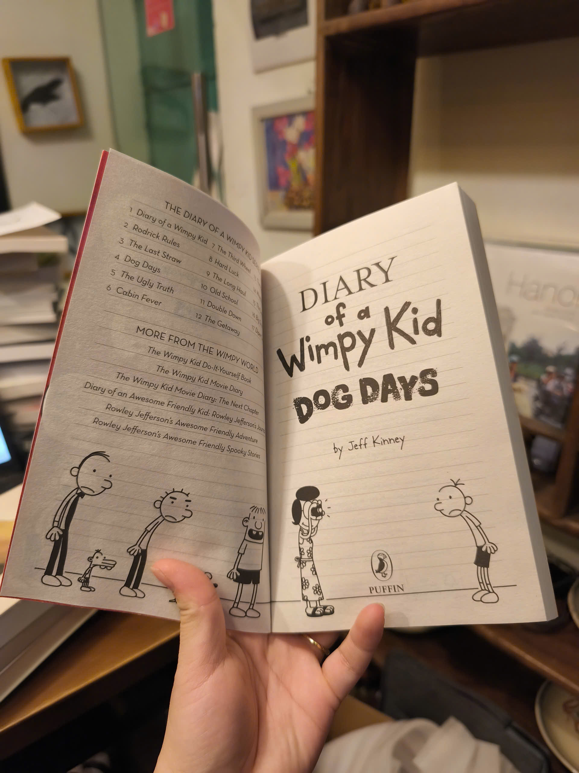 Sách - Diary of a Wimpy Kid Dog Days by Jeff Kinney - Fiction/Childrens/Humor - Sách Ngoại Văn