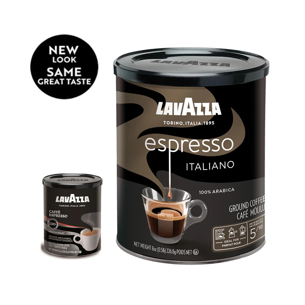 Cà Phê Bột Pha Máy LAVAZZA COFFEE ESPRESSO ITALIANO – ĐỘ ĐẬM : 5/10. Hương hoa và trái cây