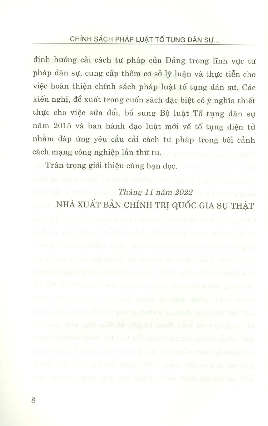 Chính Sách Pháp Luật Tố Tụng Dân Sự Đáp Ứng Yêu Cầu Của Cuộc Cách Mạng Công Nghiệp Lần Thứ Tư Ở Việt Nam