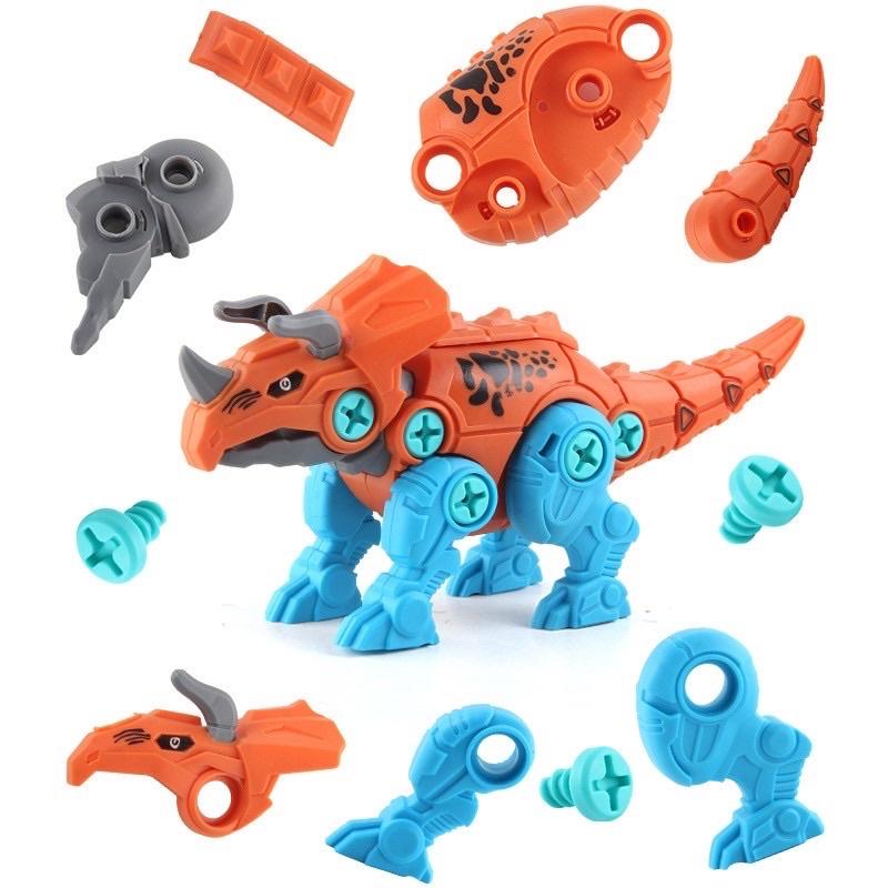 Hình ảnh Đồ chơi mô hình khủng long lắp ghép cho bé, đồ chơi xếp hình thông minh cho bé