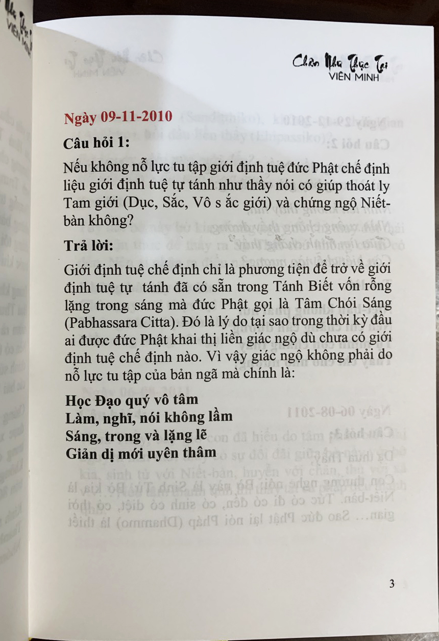 Chân Như Thực Tại - thầy Viên Minh