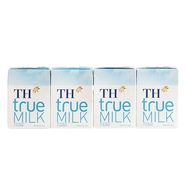 Thùng 48 Hộp Sữa Tươi Tiệt Trùng Ít Đường TH True Milk (110ml/Hộp)