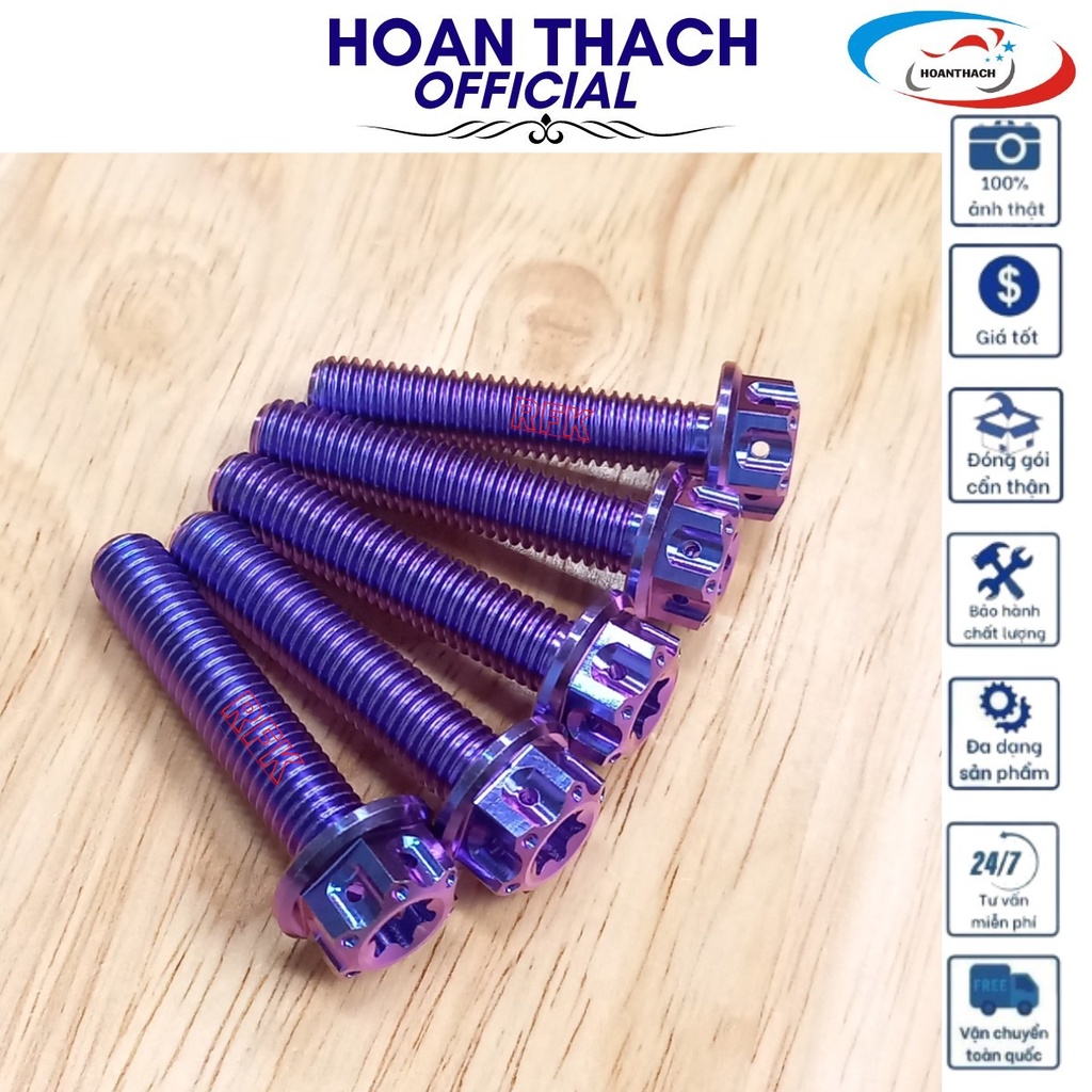 Ốc 8L40 Probolt Xanh Tím dùng cho nhiều dòng xe SP016443 (giá 1con)