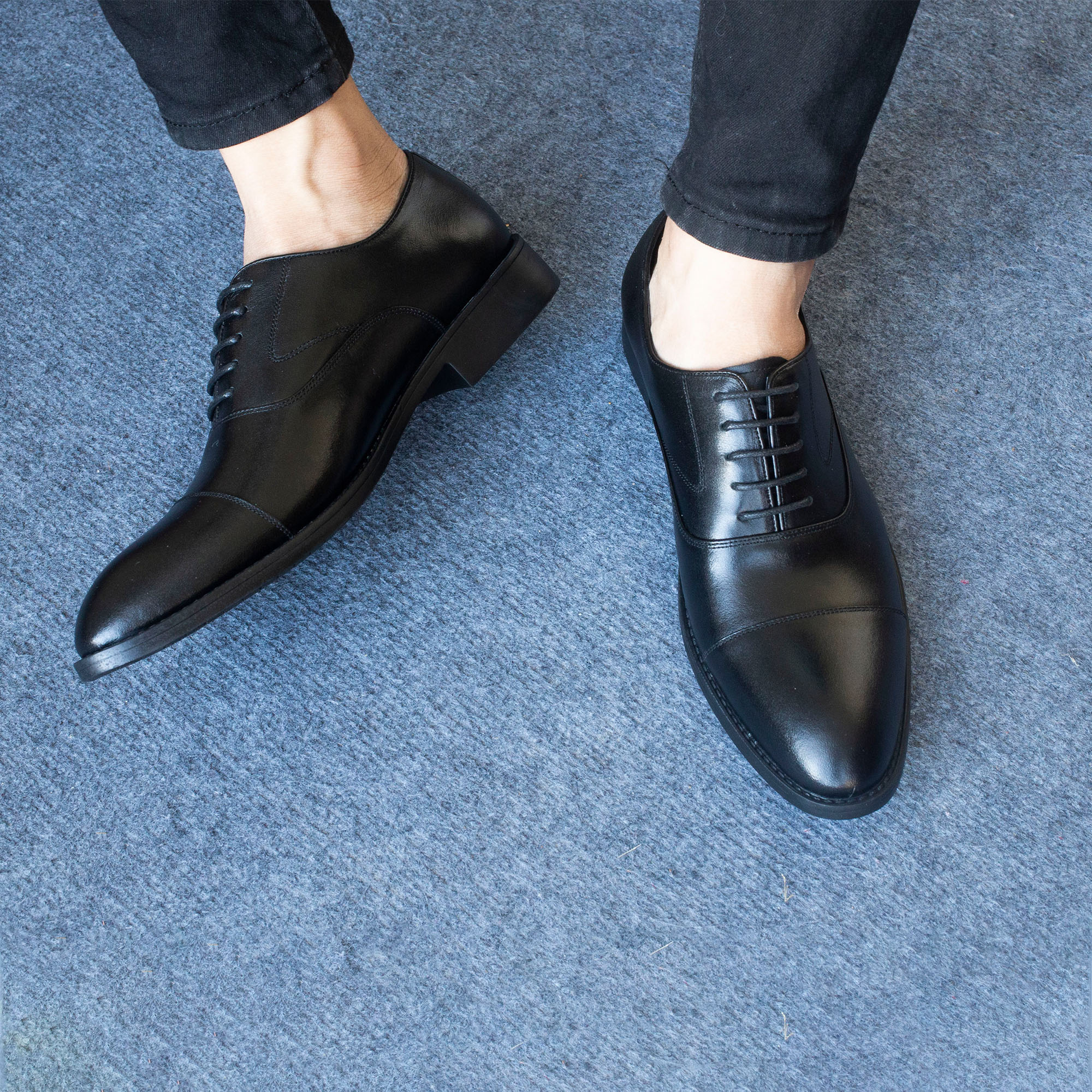 Hình ảnh Giày da nam, giày oxford công sở Bụi Leather G106 - Da bò Nappa cao cấp - Bảo hành 12 tháng