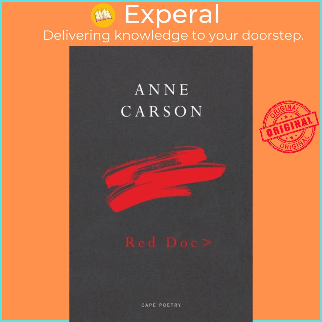 Sách - Red Doc> by Anne Carson (UK edition, paperback)