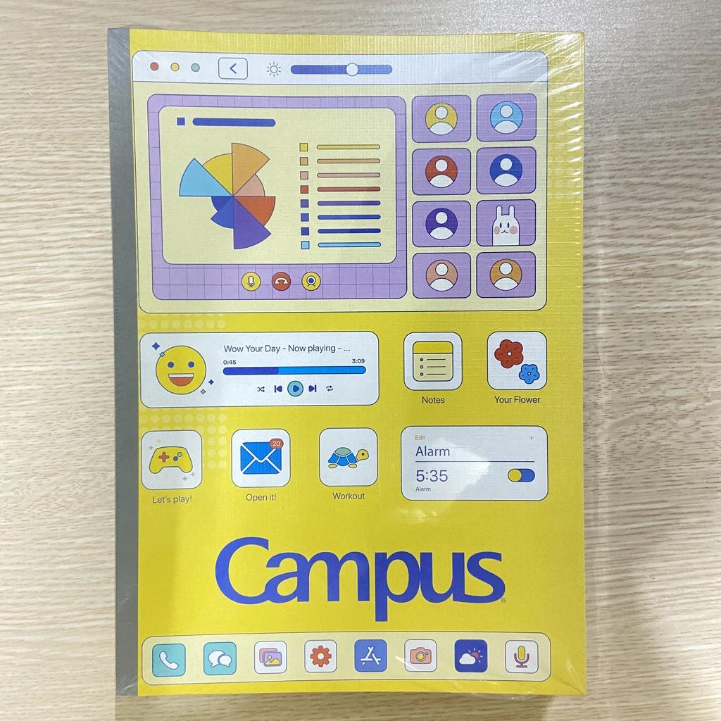 Lốc 10 Vở Campus PC OLD 80 trang kẻ ngang có chấm- Dòng Vở cao cấp