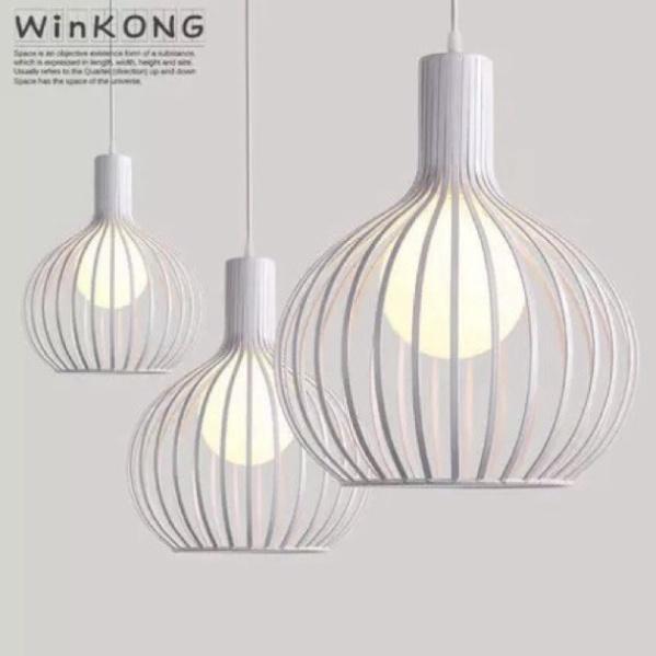 Đèn thả,đèn trang trí,đèn quán cafe,đèn nhà hàng,đèn thả lồng hình củ tỏi, đèn decor quán bar, đèn trần DT HQ