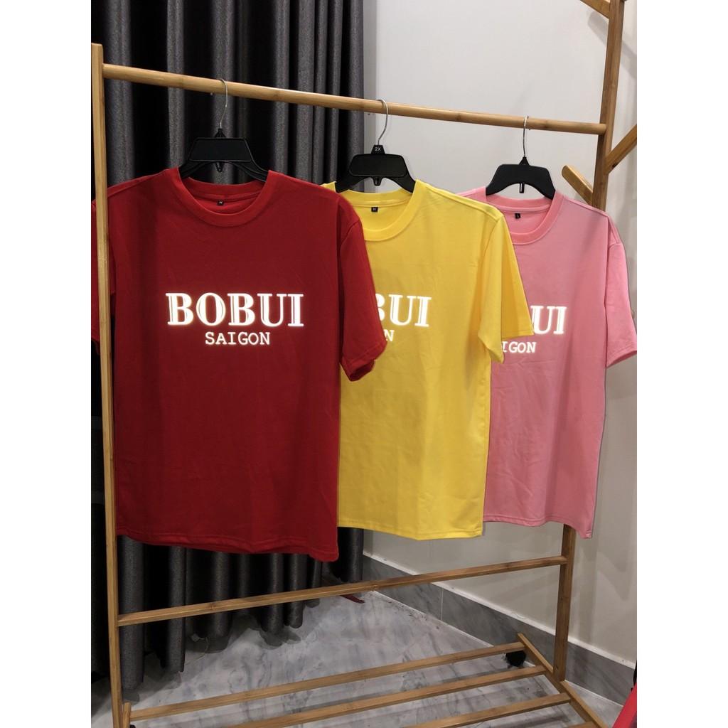 Áo phông Bobui Saigon Phản Quang Xanh - Tee Bobui phát sáng - Over Bobui Unisex chất đẹp