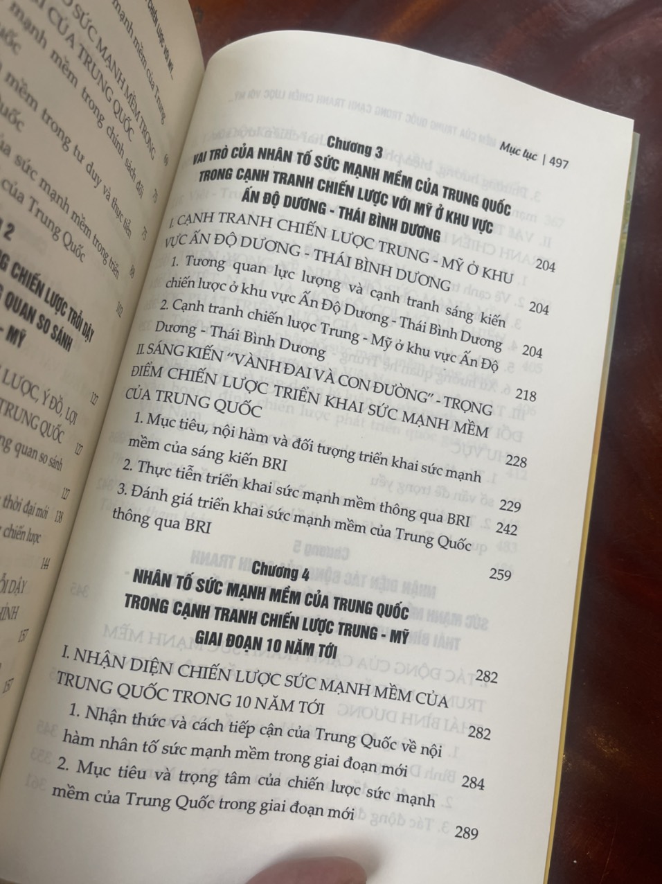 SỨC MẠNH MỀM CỦA TRUNG QUỐC TRONG CẠNH TRANH CHIẾN LƯỢC VỚI MỸ Ở KHU VỰC ẤN ĐỘ DƯƠNG - THÁI BÌNH DƯƠNG: TÁC ĐỘNG VÀ HÀM Ý ĐỐI VỚI VIỆT NAM  - Đinh Thị Hiền Lương - Nxb Chính trị Quốc gia Sự thật – bìa mềm