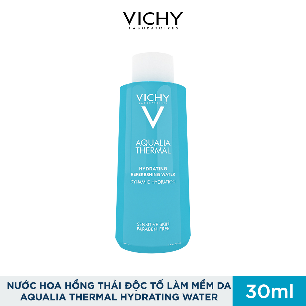  [GIFT] Bộ 3 nước hoa hồng thải độc tố và làm mềm da Vichy Aqualia Thermal Hydrating Refreshing Water 30ml x3