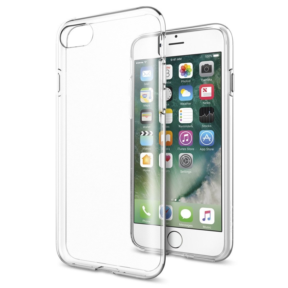 Ốp lưng cho iPhone 7 Plus / 8 Plus Silicon Vucase trong suốt, chống va đập, chống trầy xước, chống nước, bảo vệ toàn diện - hàng nhập khẩu