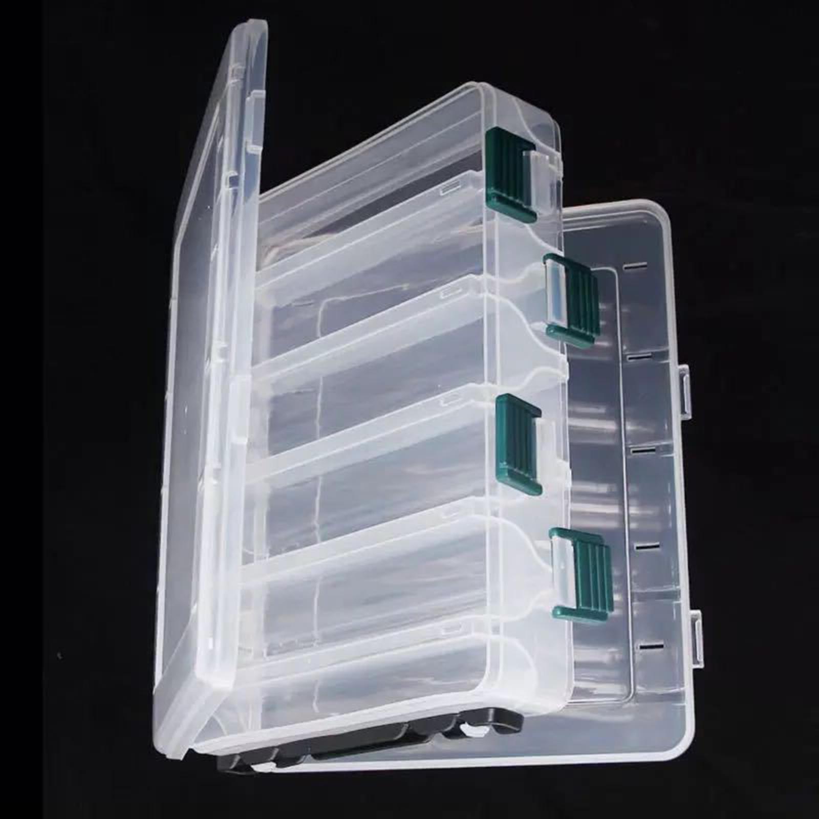 Tackle Box Tackle Storage Lure Hooks Multi Compartments Fishing Gear Accessory Removable Handle Portable Fly Fishing Organizer