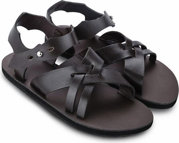 Giày Sandal Da Nam Casual - Nâu (Size