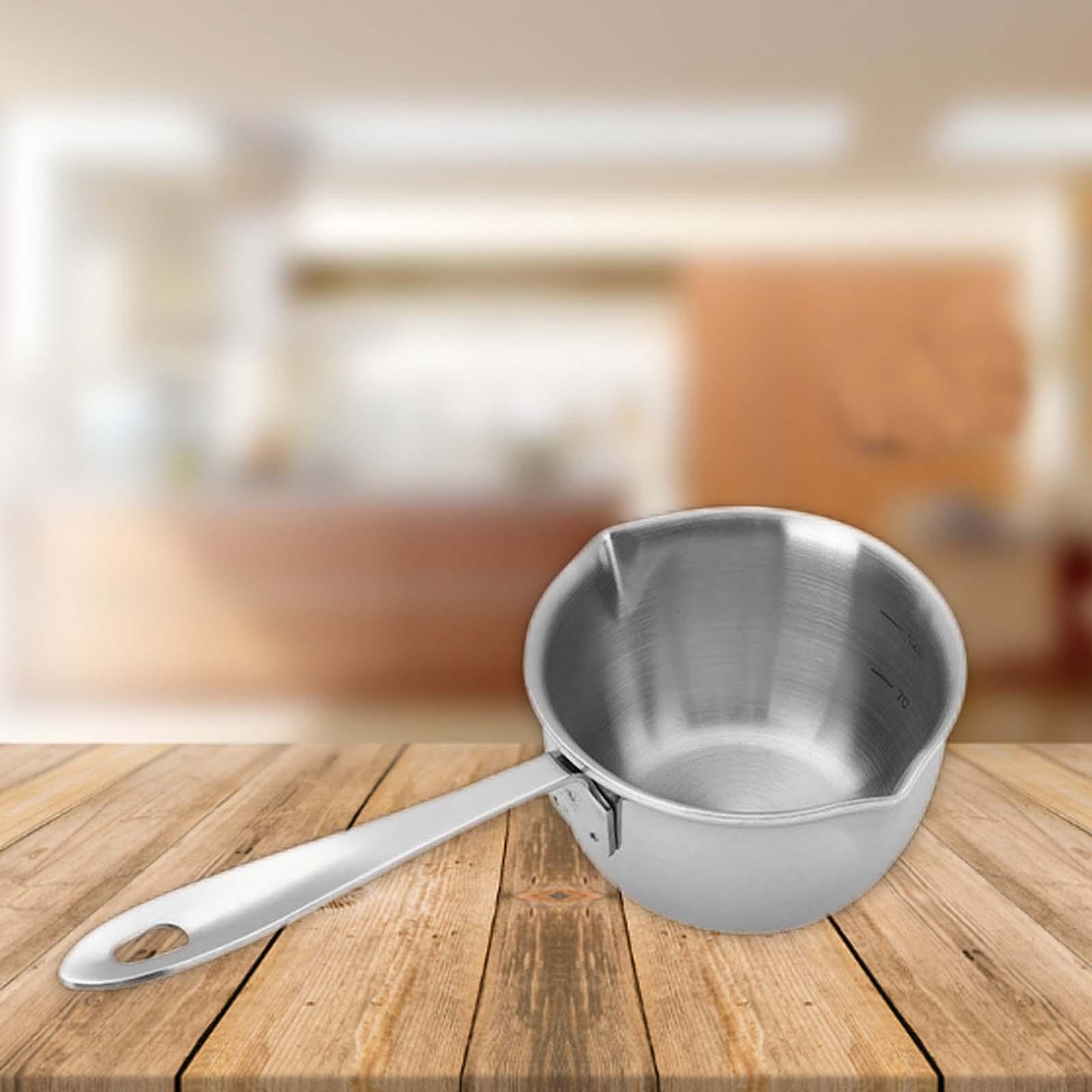 304 Stainless Steel Soup Pot Butter Melting Pot Sauce Cups Kitchen