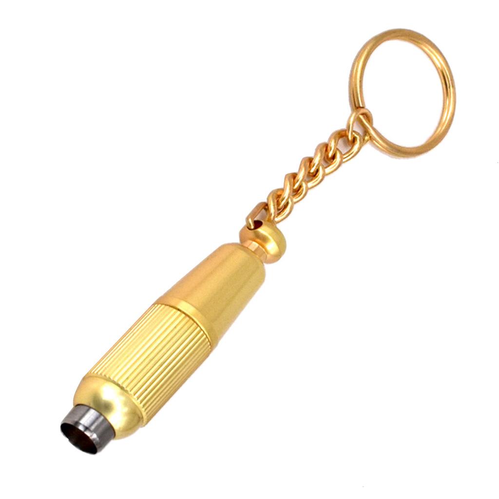 Metal Cigar Punch Keychain Hole Cutters Father's Gift Gold