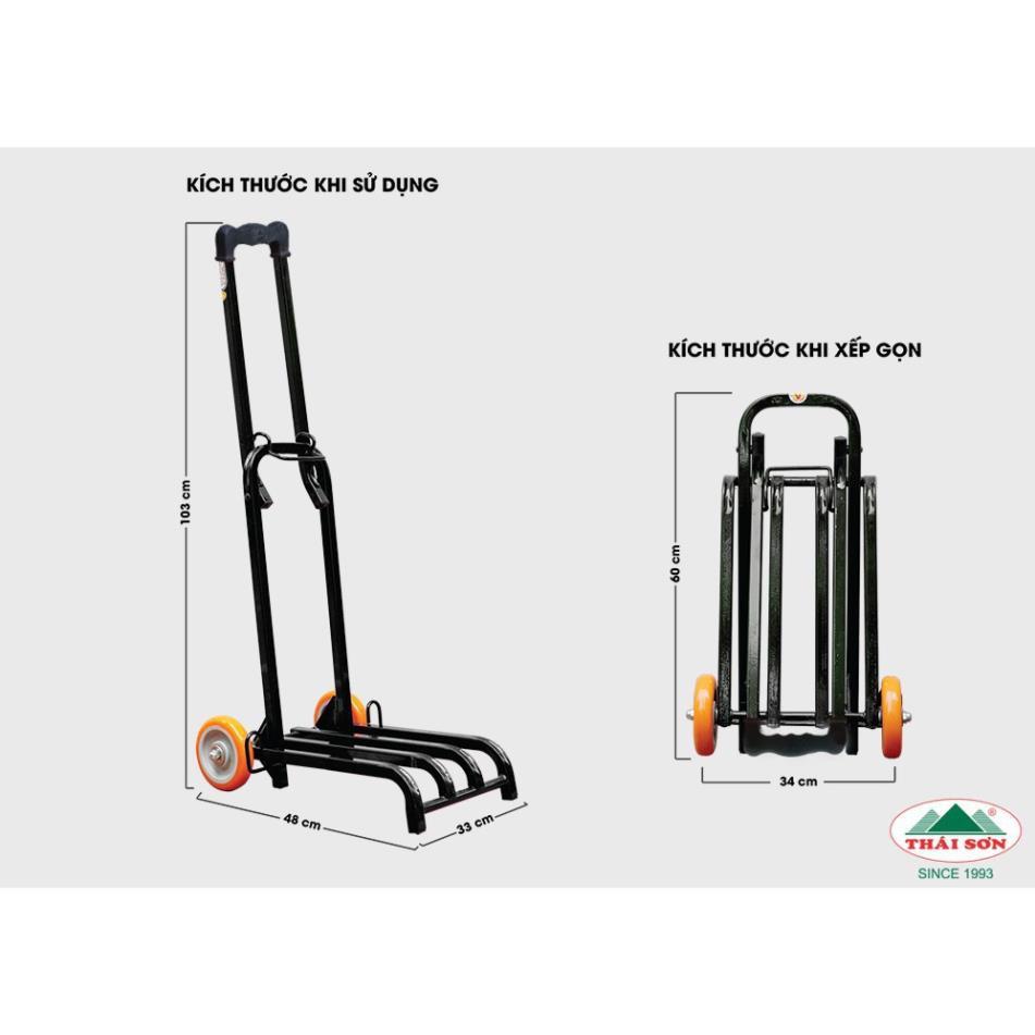 XE ĐẨY XẾP GỌN THÁI SƠN TRỌNG TẢI 70KG.