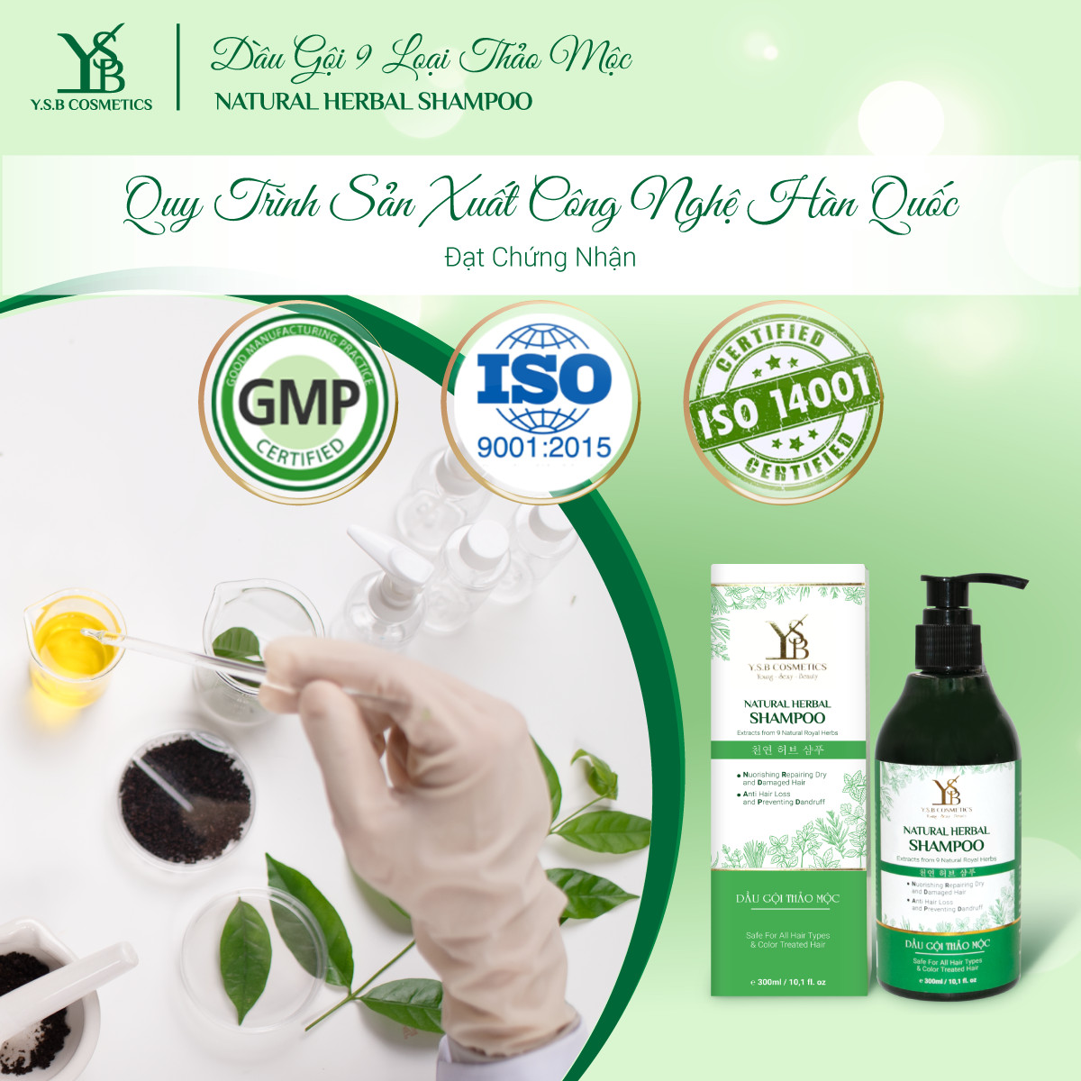 Dầu gội đầu Thảo Mộc NATURAL HERBAL SHAMPOO